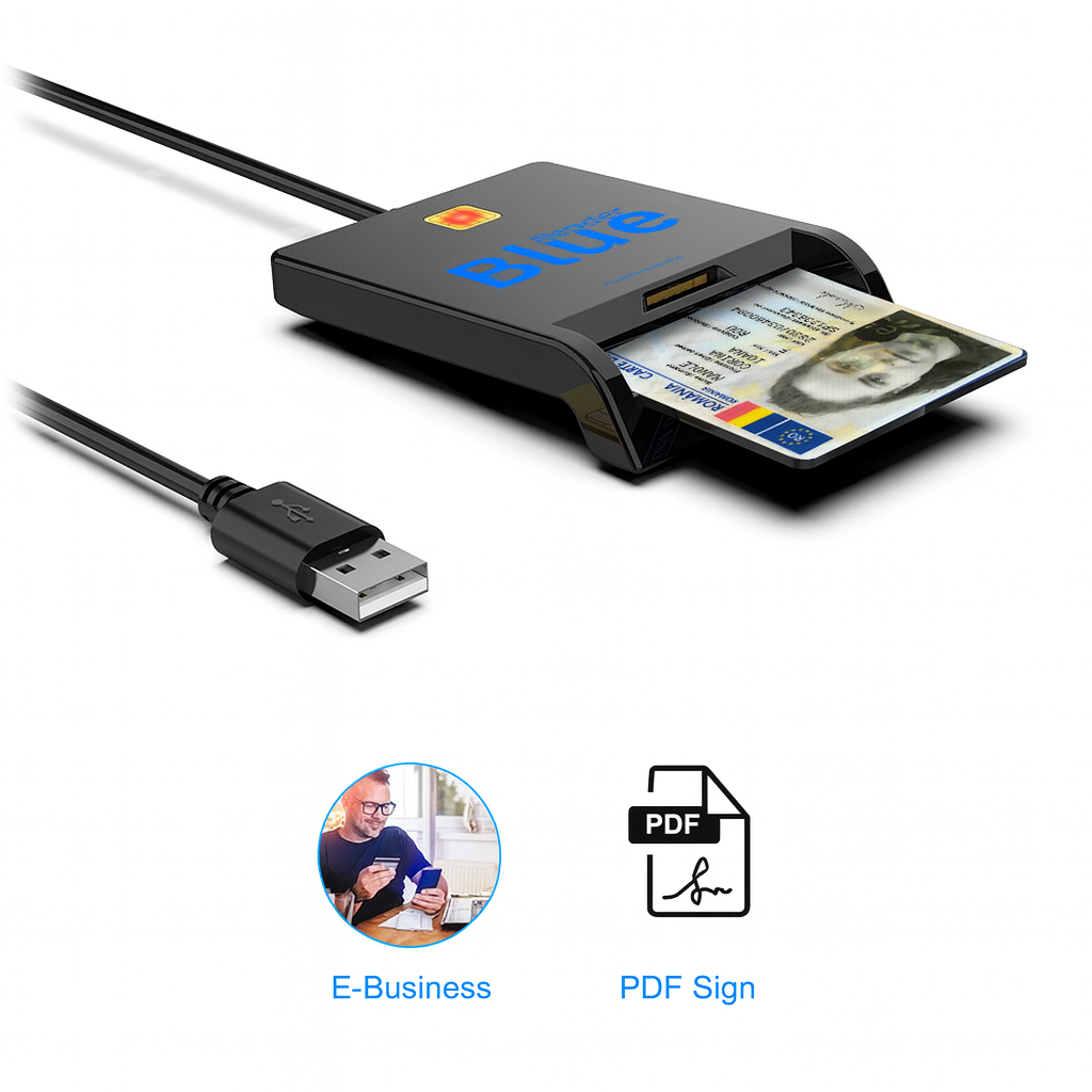 Blue Reader - Funcționalități E-Business și PDF Sign